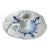 Petite Mid-Century European Delft Style Candleholder For Sale