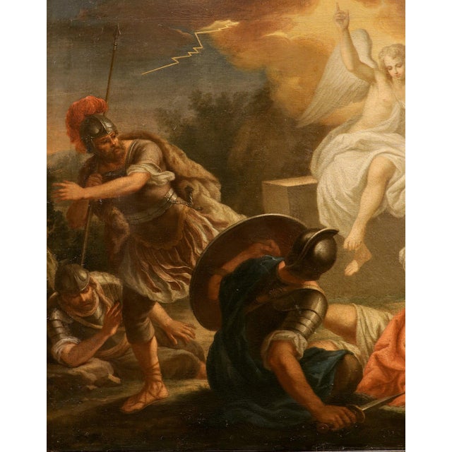 Rococo Carlo Maratta, The Angel of the Resurrection, 1700, Oil on Canvas For Sale - Image 3 of 15