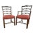 1970s Henredon Style King and Queen Chairs - a Pair For Sale