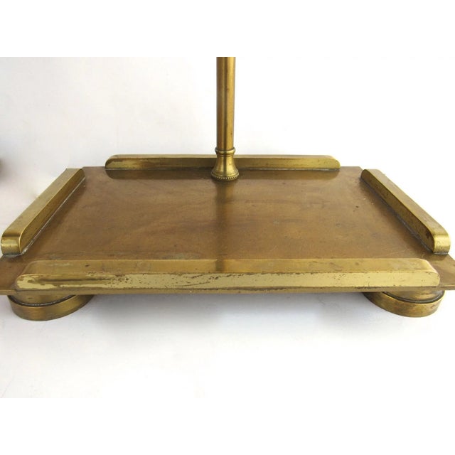 Metal Andirons and Matching Tools by Donald Deskey - A Pair For Sale - Image 7 of 9