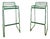 Vintage Stools in Metal, Set of 2 For Sale