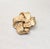 Vintage 1962 Signed Crown Trifari Goldtone "Woven" Brooch For Sale In Philadelphia - Image 6 of 8
