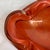 C. 1960s Alfredo Barbini Murano Persimmon Orange Glass Vide-Poche With Gold Flecks For Sale In Chicago - Image 6 of 9