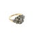 Discover the timeless elegance of this antique diamond ring, featuring a stunning center stone surrounded by small natural...