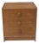 Ervi-Mobler Mid-Century Three-Drawer Bedside Chest of Drawers For Sale