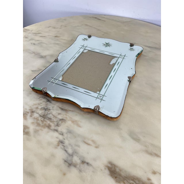 Large Mid-Century Murano Glass Wall Photo Frame, 1950s For Sale - Image 9 of 14