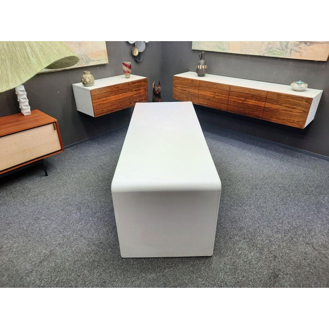 1970s Vintage Space Age Fiberglass Desk, 1970s For Sale - Image 5 of 13