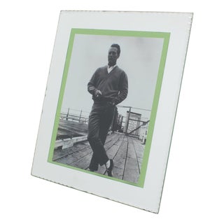 French Hollywood Regency Mirrored Glass Picture Photo Frame, 1940s For Sale