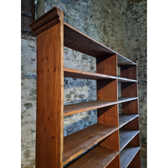 Antique French Open Bookcase from Chalmette, 1930s For Sale - Image 16 of 18