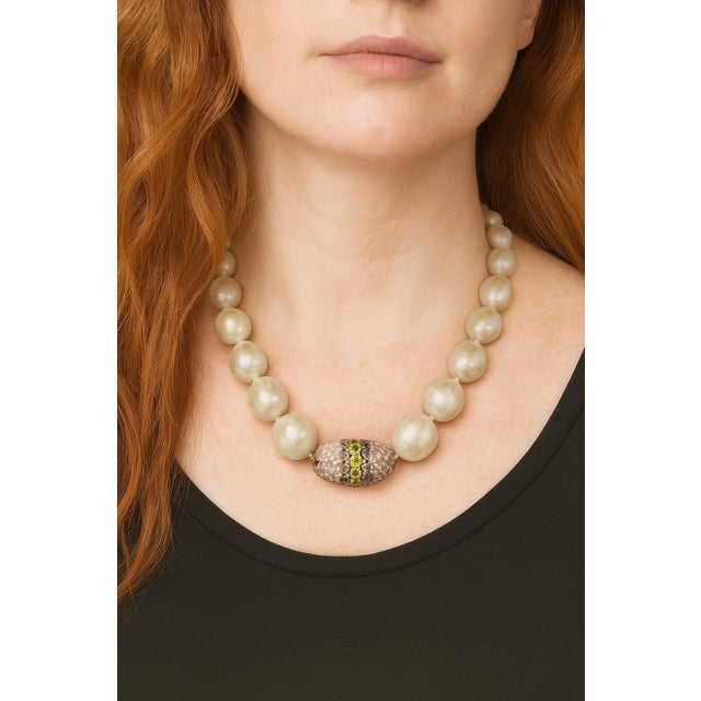 Bochic "Capri" FreshWater Pearl, Pink Sapphire, Diamond & Mix gems Necklace For Sale - Image 14 of 18