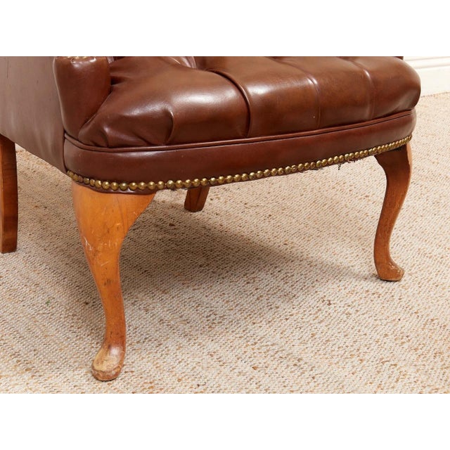 Mid 20th Century Medium Size Wing Back Chair For Sale - Image 12 of 12
