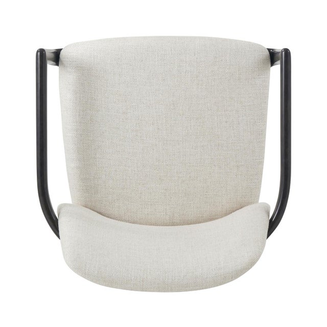 2020s Black Art Deco Style Dining Armchairs- a Pair For Sale - Image 5 of 7