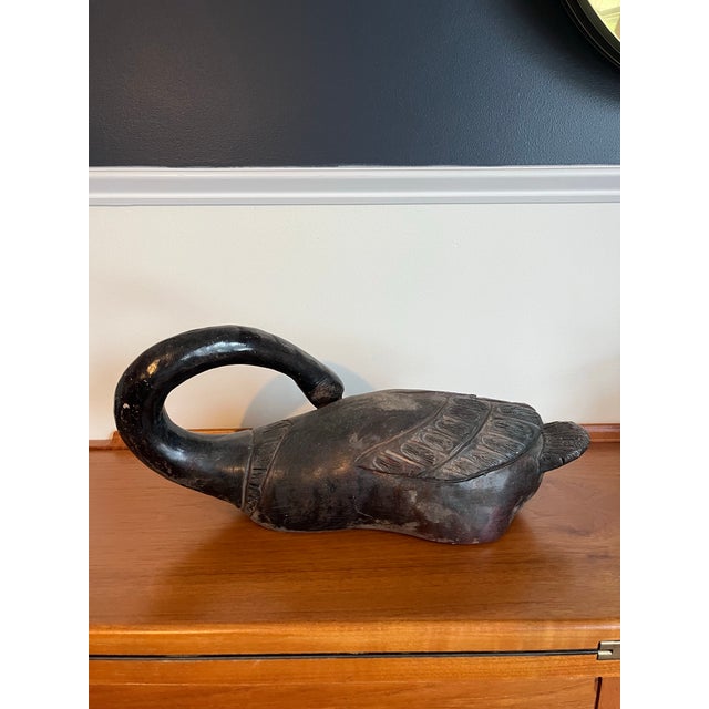 Austin Productions Hand Carved Durastone Swan Sculptural Decorative Object For Sale In New York - Image 6 of 9