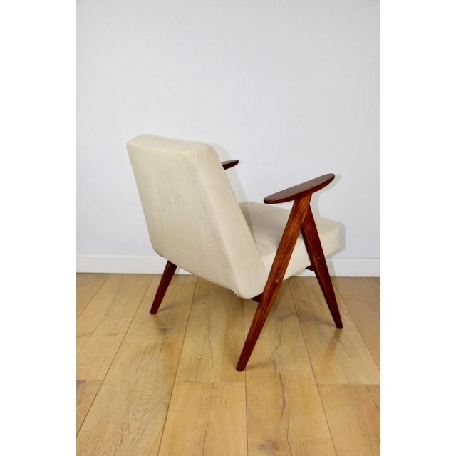 366 Lounge Chair in Dark Oak by Chierowski, 1970s For Sale - Image 3 of 11