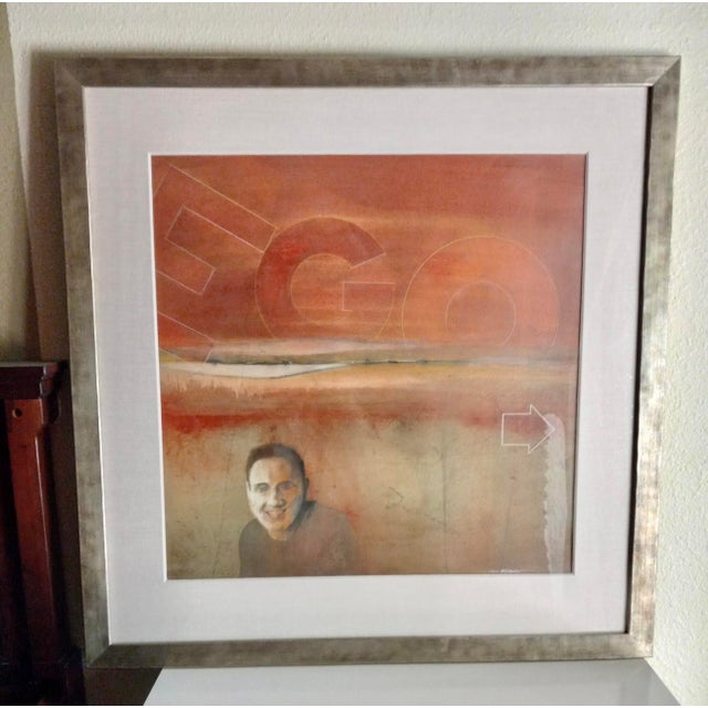 Abstract Expressionist Painting by Robert R. Bradshaw, Signed, (26” X 32”) For Sale In Palm Springs - Image 6 of 8