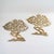 Vintage Korean Brass Bonsai Tree Wall Art Sculptures - A Pair For Sale - Image 4 of 10