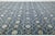 Blue Modern Midnight Blue Ikat Style Hand-Knotted Wool Area Rug 13x20 For Sale - Image 8 of 9