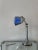 Metal Display Lamp from French House Pirouett in Chromed Brass and Glasses in Blue Glass Paste, 1938 For Sale - Image 7 of 11