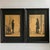 Newly framed, pair of antique silhouettes of gentlemen….