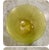 Rare citrine green bowl with soft rose gold hi-lights. Simple and modern silhouette with flared rim.