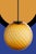 Cobalt Blue Glass Globe Brass Big Chain Empoli Pendant by Magic Circus Editions For Sale - Image 11 of 15