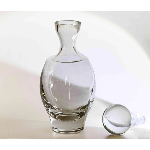 Traditional Vintage Crystal Decanter For Sale - Image 3 of 5