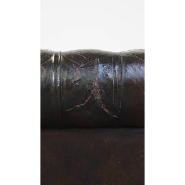 Cowhide 3-Seater Chesterfield Sofa For Sale - Image 17 of 18
