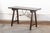 Coffee 19th Century Spanish Travel Table W/Iron Stretcher For Sale - Image 8 of 12