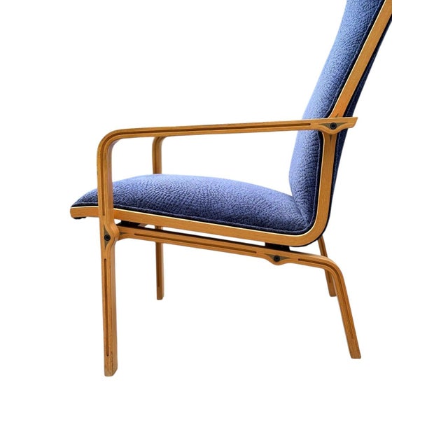 Late 20th Century Arne Jacobsen High-Back Lounge Chairs | Pair Fritz Hansen Vintage For Sale - Image 12 of 15