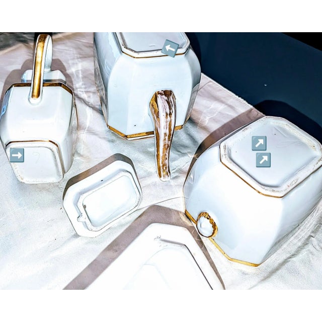 Late 19th Century Late 19th Century Exquisite Old Paris Porcelain Coffee/Tea Set For Sale - Image 5 of 6