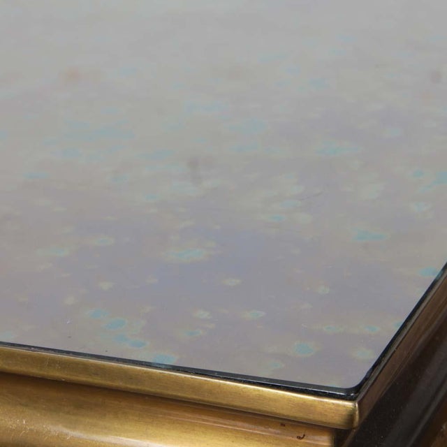 Metal Square Coffee Table by Guy Lefevre for Maison Jansen, 1970s For Sale - Image 7 of 9