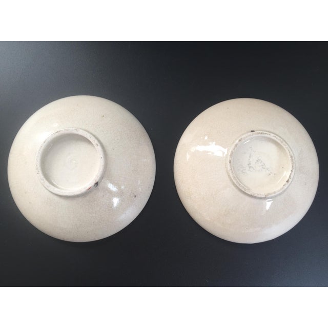 Antique Edo Period Japanese Imperial Satsuma Bowls - Set of 2 For Sale - Image 9 of 12