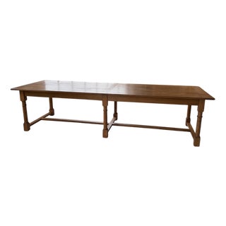 Oak Dining Table, 1890s For Sale