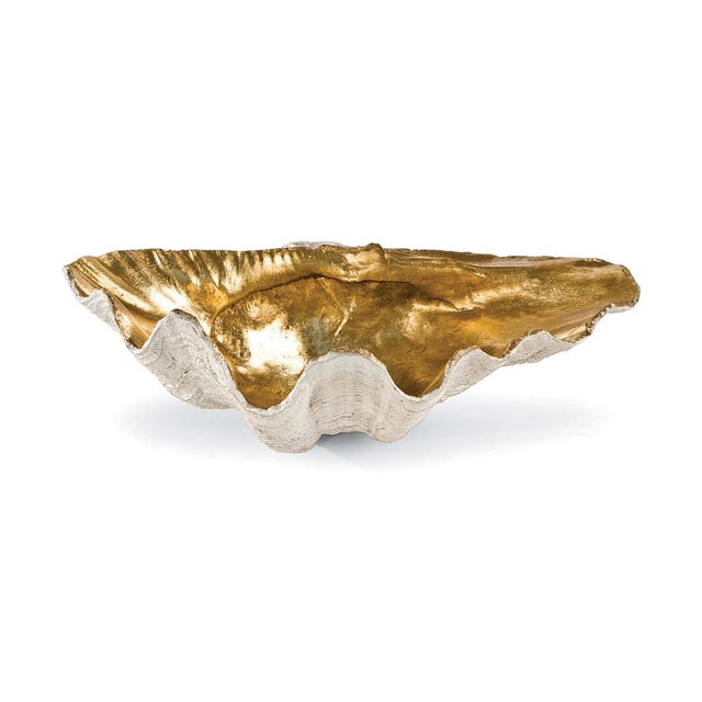 Not Yet Made - Made To Order Regina Andrew Golden Clam Bowl, Small For Sale - Image 5 of 5