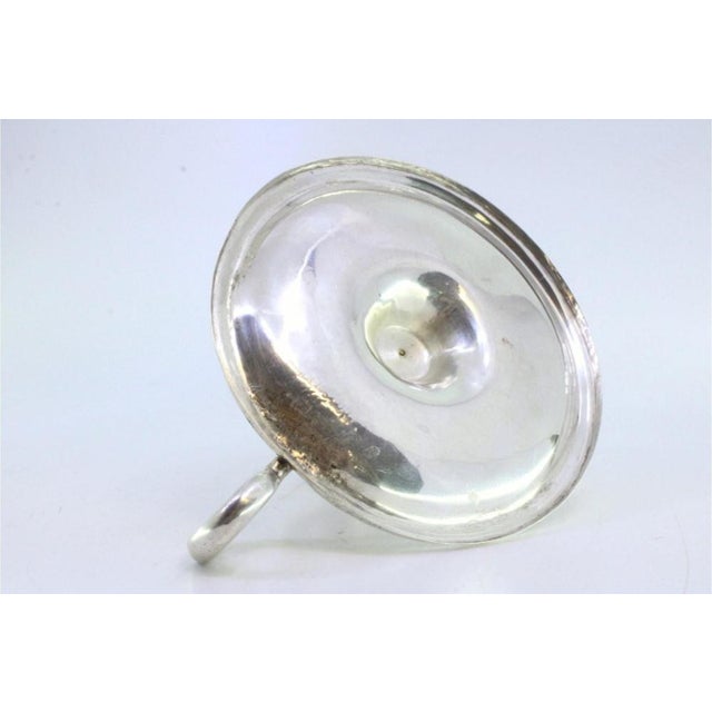 Silver Paddle with Engraved Plant Motifs and Monogram Card, in Very Good conditions. Designed 1890 to 1919 This piece has...