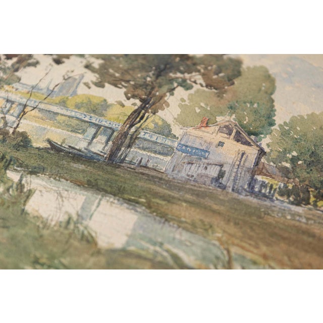 French 20th Century French Water Color For Sale - Image 3 of 7