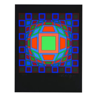 Victor Vasarely, Microcosmos, 1979, Silkscreen For Sale