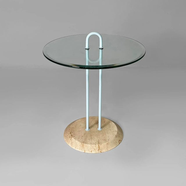 Italian Modern Metal and Glass Coffee Table by Vico Magistretti for Cattelan Italia, 1980s For Sale - Image 18 of 18