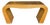 Gabriella Crespi Style Mid-Century Pencil Reed Rattan Waterfall Console Table For Sale