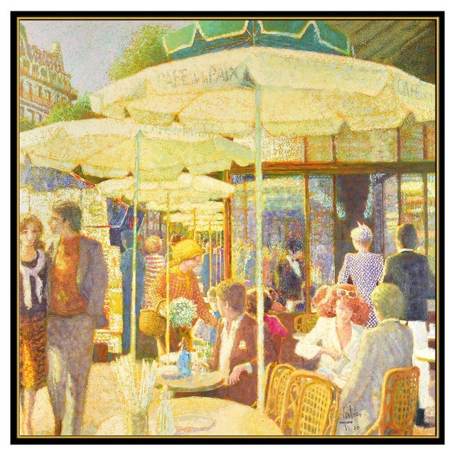 Realism 1980s Sidewalk Conversations, Louis Fabien For Sale - Image 3 of 6