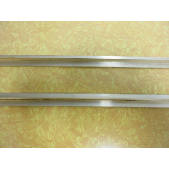 Paul McCobb Aluminium Dresser Trims - A Pair For Sale In Philadelphia - Image 6 of 7