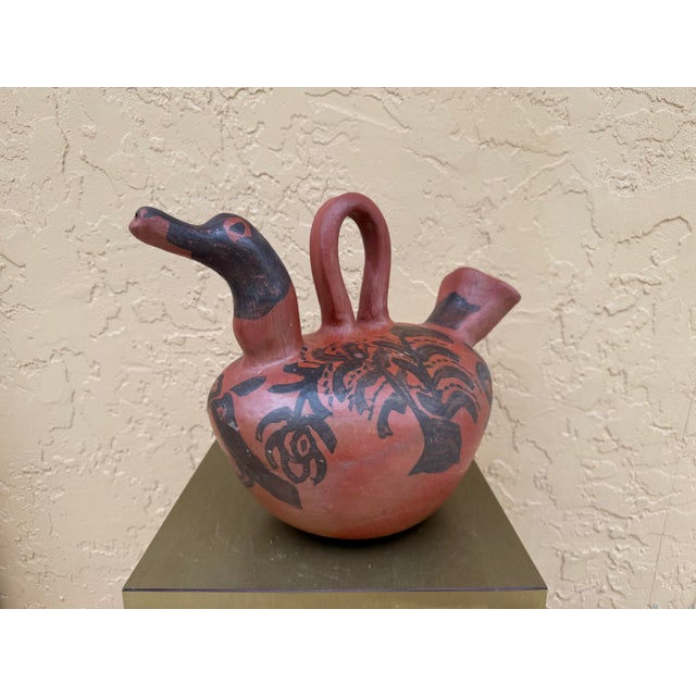 1960s Mexican Hand Crafted Folk Art Ewer For Sale - Image 5 of 7