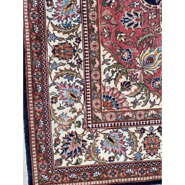 Vintage Turkish Hereke Rug For Sale - Image 14 of 18