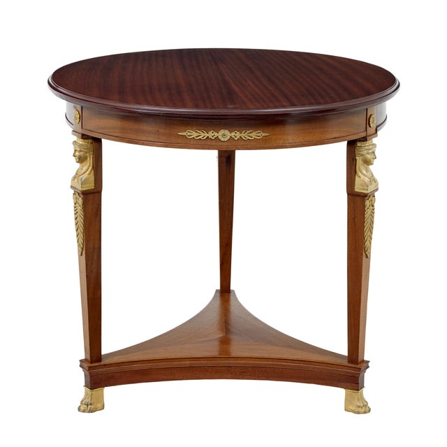 Swedish empire revival mahogany 3 piece lounge suite circa 1900. We are pleased to offer this empire revival suite from...