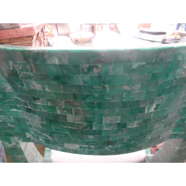 Late 20th Century Vintage Maitland - Smith Tessellated Stone Klismos Chair For Sale - Image 9 of 12