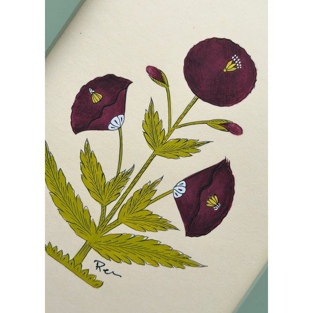 This beautiful hot pink and green motif painting draws inspiration from the iconic designs of Jaipur, India, seen gracing...
