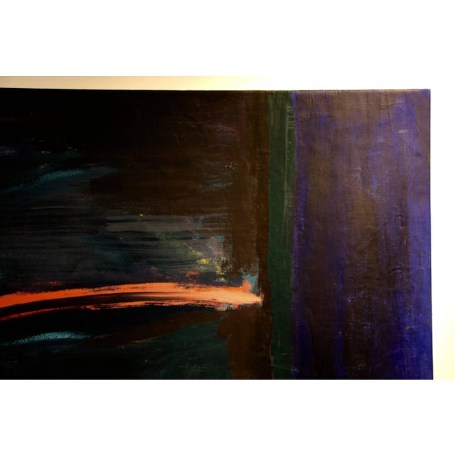 A beautiful large abstract signed on the back W Carson. Bought out of a Hudson River NY estate we had this recently...