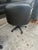 Vecta Litho Usa Set of 4 Used Black Leather Executive Swivel Office Chair For Sale - Image 4 of 8