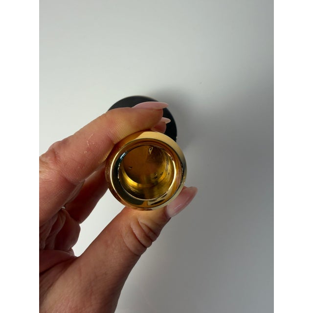 24-Karat Gold-Plated Candlestick by Hugo Asmussen for Asmussen Design For Sale - Image 6 of 11