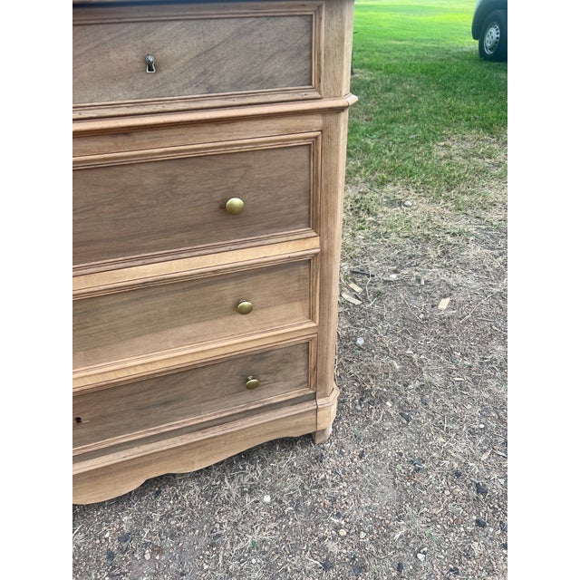 French French 19th Century Louis Philippe Bleached Walnut Commode For Sale - Image 3 of 12